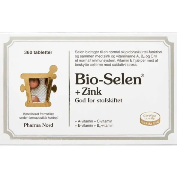 BIO-SELEN + ZINK TABLETTER (360 STK)