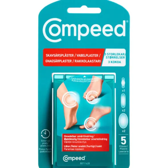 COMPEED MIX PAKKE 5 STK