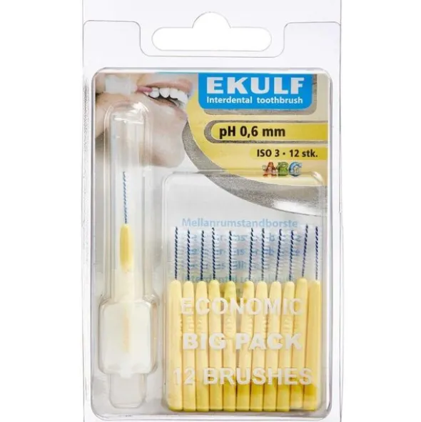 EKULF PH INTERDENTALBØRSTER (GUL)