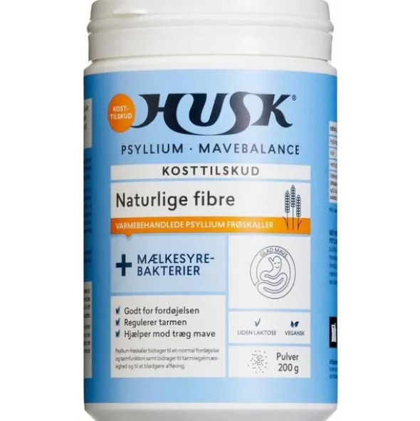 HUSK PSYLLIUM MAVEBALANCE + MÆLKESYREBAKTERIER