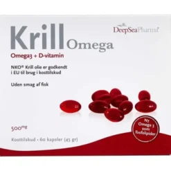 KRILLOMEGA + D-VITAMIN KAPSLER