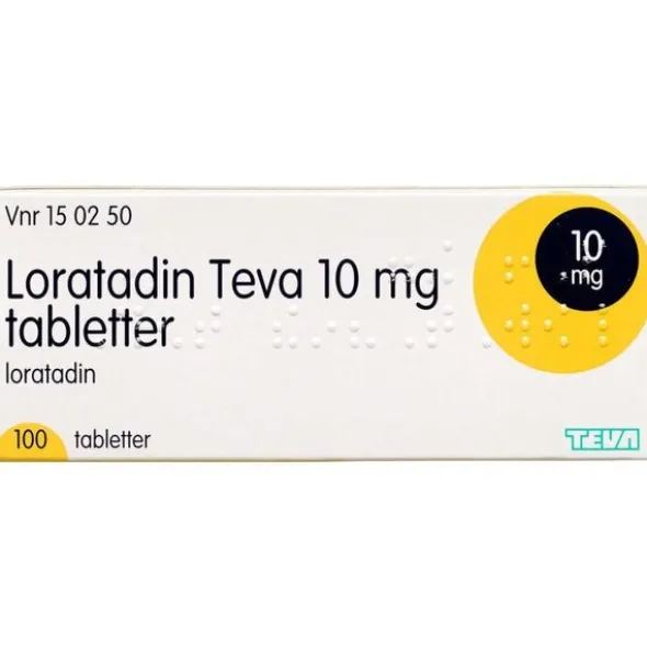 LORATADIN "TEVA" 10 MG 100 STK