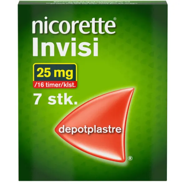 NICORETTE INVISI PLASTER 25MG 7 STK