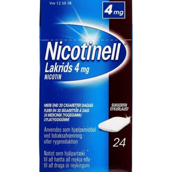 NICOTINELL LAKRIDS 4 MG 24 STK