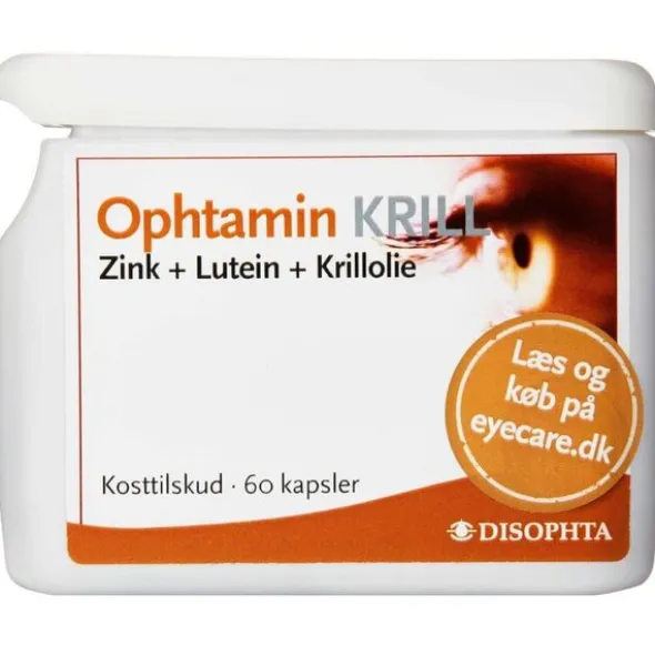 OPHTAMIN KRILL LUTEIN + KRILLOLIE KAPSLER