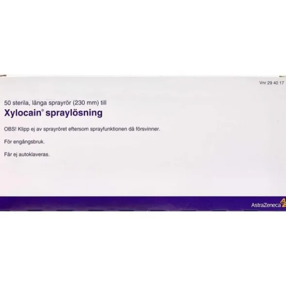 XYLOCAIN SPRAYRØR (L)